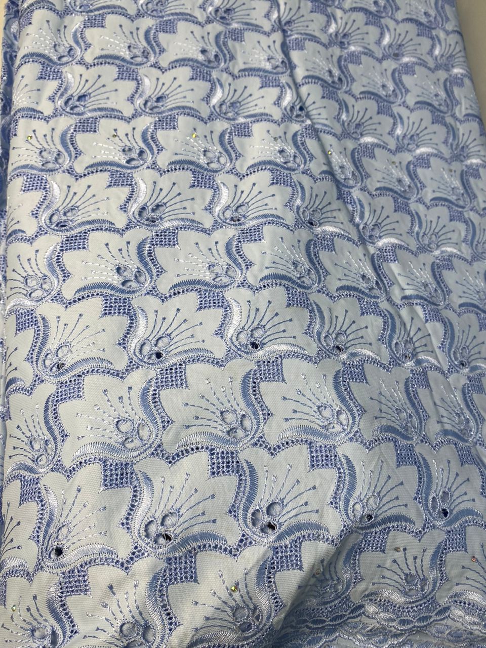 Green Floral Brocade